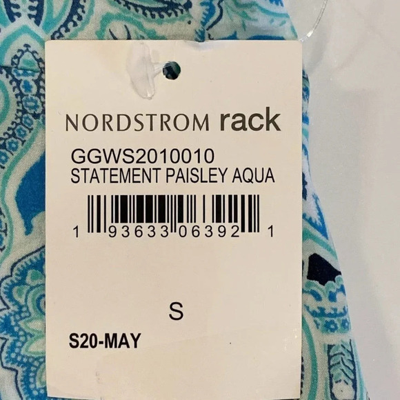 Gigi‎ Parker Women's Paisley Ruffle Sleeveless Tank Top Size S NWT - Picture 8 of 13